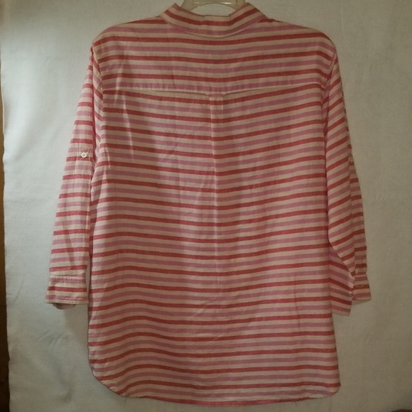 Gap Pink and White Stripe Tunic Plus Size XXL - Picture 8 of 8